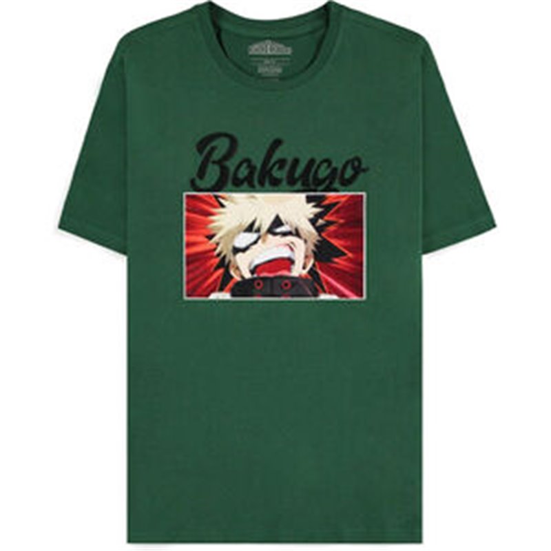 CAMISETA GREEN BAKUGO MY HERO ACADEMIA