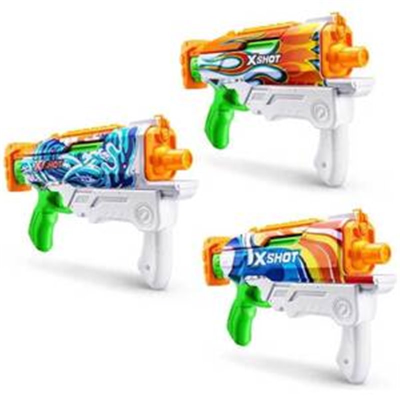 PISTOLA AGUA FAST FILL X-SHOT SKINS