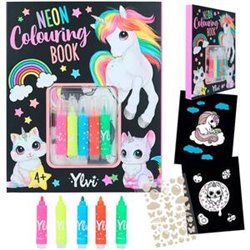 LIBRO DE COLOREAR NEON SET YLVI