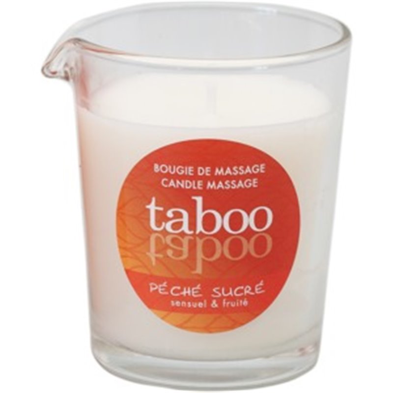 TABOO VELA DE MASAJE PARA ELLA PECHE SUCRE AROMA NECTARINA