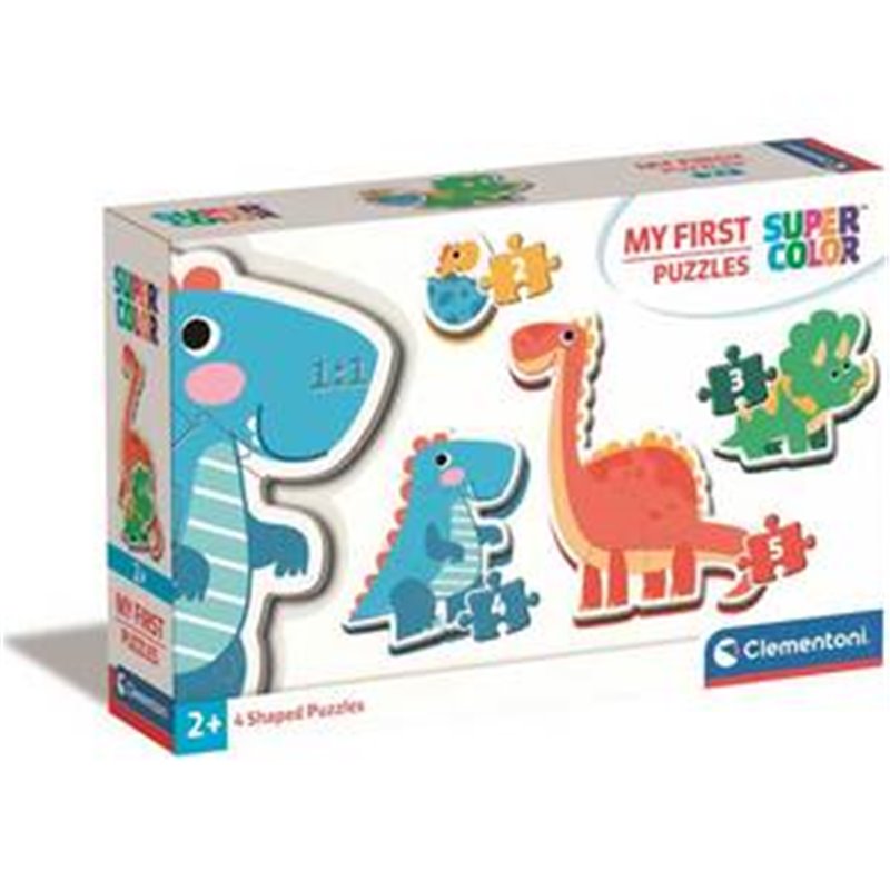 4 PUZZLES PROGRESIVOS DINOSAURIOS