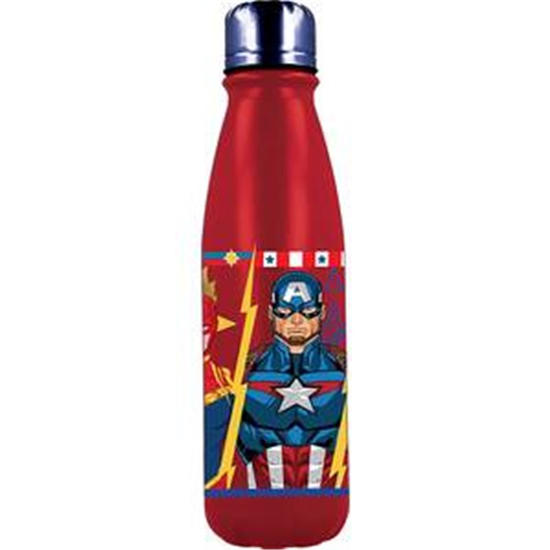 BOTELLA ALUMINIO AVENGERS 600 ML.