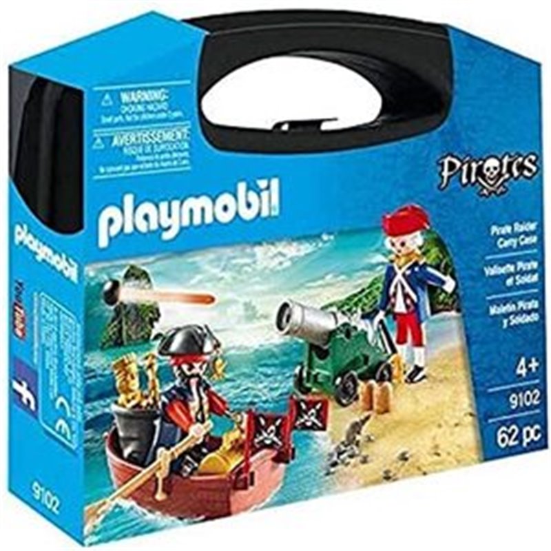 MALETIN PIRATA Y SOLDADO PLAYMOBIL