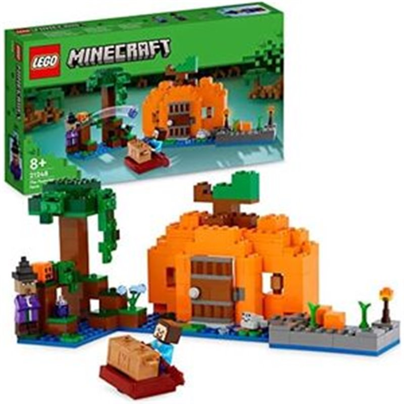 LA GRANJA CALABAZA LEGO MINNECRAFT