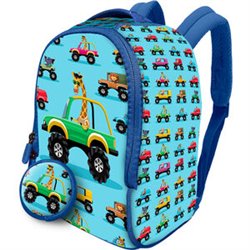 MOCHILA + MONEDERO COCHES NEOPRENO 26CM