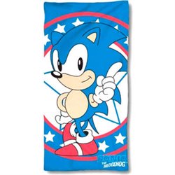 TOALLA SONIC THE HEDGEHOG ALGODON