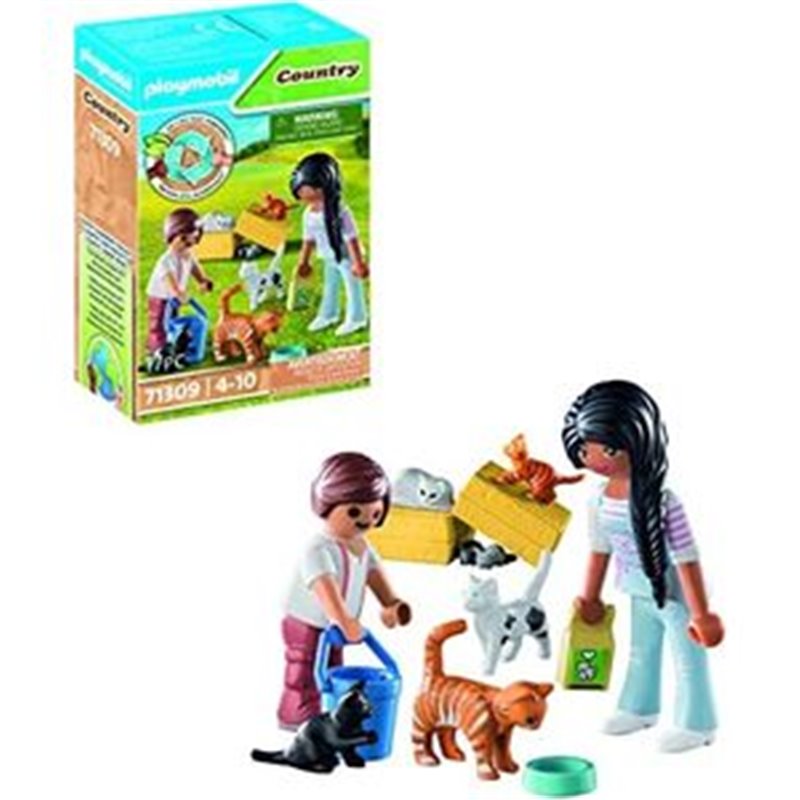 FAMILIA DE GATOS PLAYMOBIL