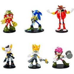 PACK 6 FIGURAS SONIC ARTICULADAS