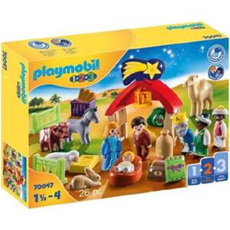 MI PRIMER BELEN PLAYMOBIL 1.2.3