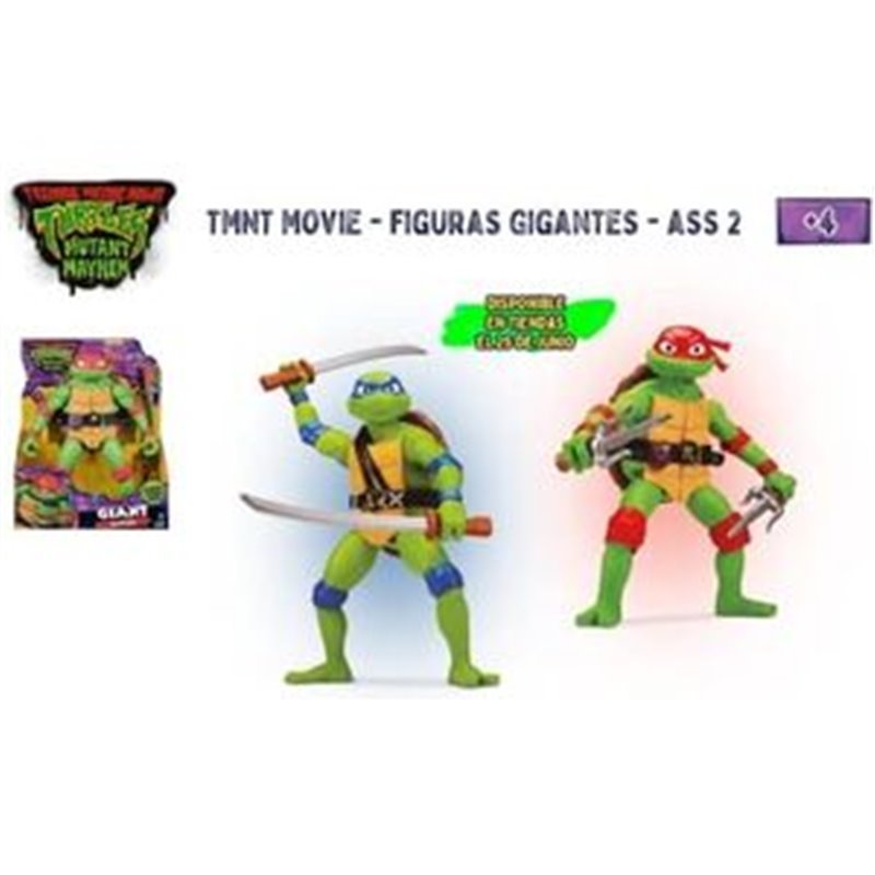 FIGURA GIGANTE TORTUGAS NINJA 30CM