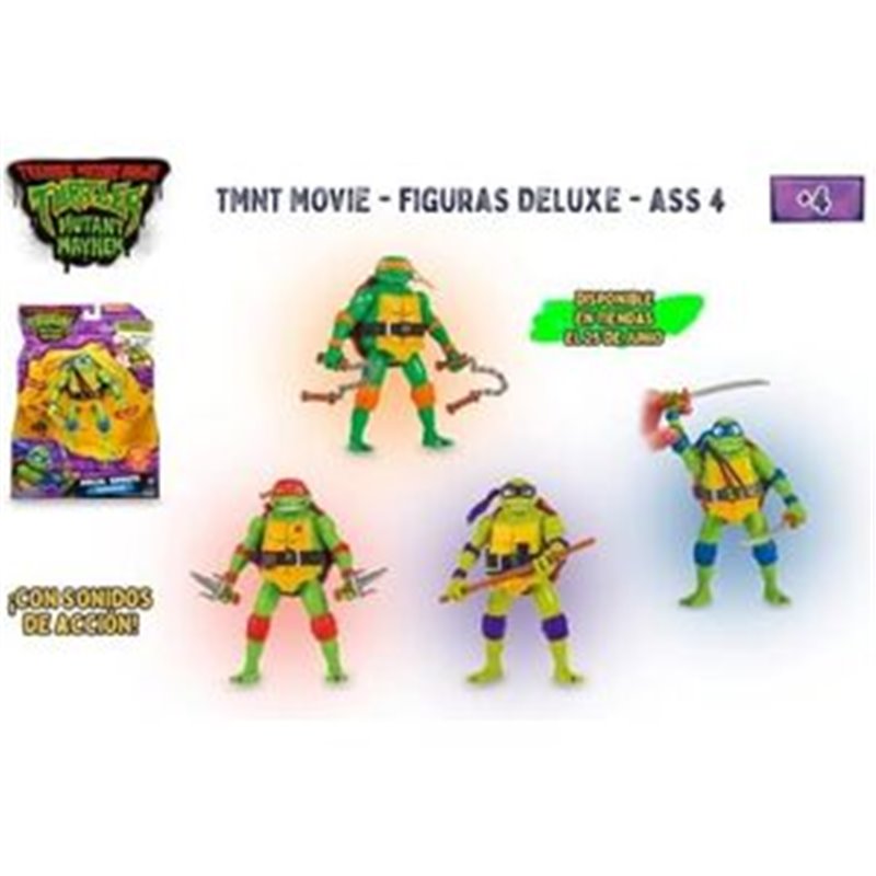 FIGURA DELUXE TORTUGAS NINJA TMNT