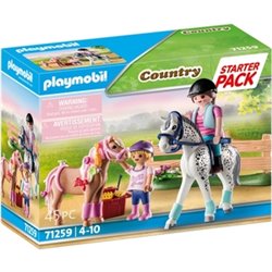 PLAYMOBIL COUNTRY STARTER PACK CUIDADO DE CABALLOS