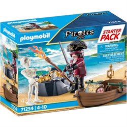 PLAYMOBIL PIRATAS STARTER PACK PIRATA CON BOTE DE REMOS