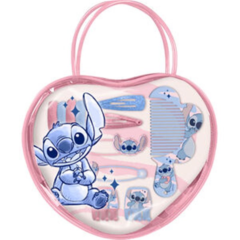 BOLSO CORAZON ACCESORIOS PELO STITCH DISNEY