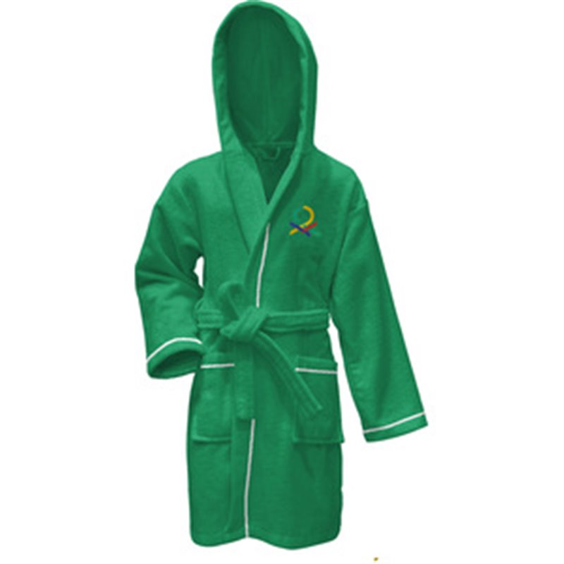 ALBORNOZ DE NIÑOS 10-12 AÑOS 100% ALGODÓN VERDE KIDS - BENETTON