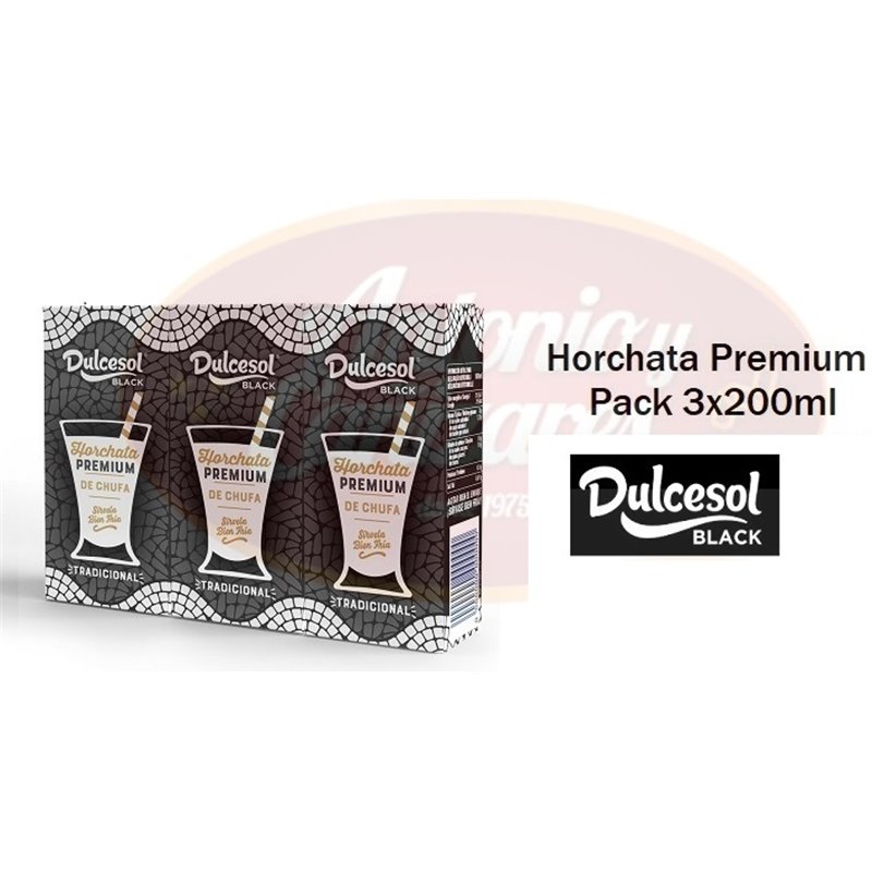 HORCHATA PREMIUM DULCESOL 3x200ML