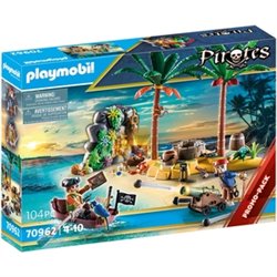 Playmobil Piratas Isla del Tesoro con esqueleto