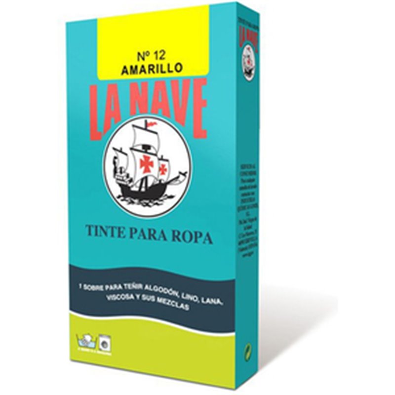 TINTE ROPA LA NAVE - AMARILLO