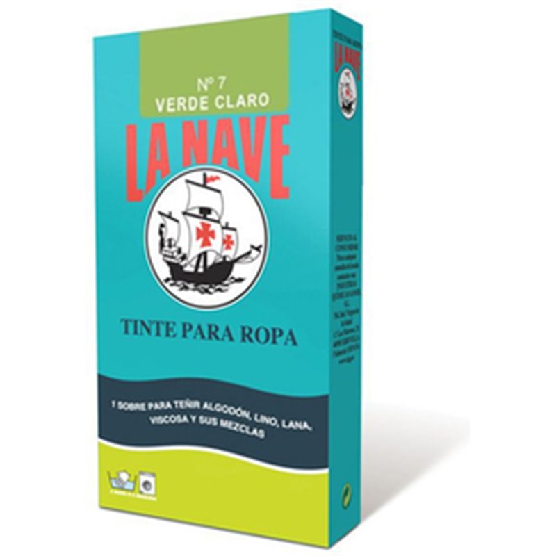 TINTE ROPA LA NAVE - VERDE CLARO