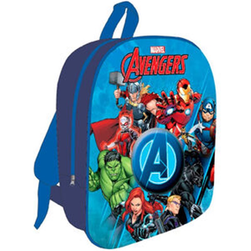 MOCHILA 3D LOS VENGADORES AVENGERS MARVEL 30CM