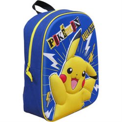 MOCHILA 3D PIKACHU POKEMON 30CM