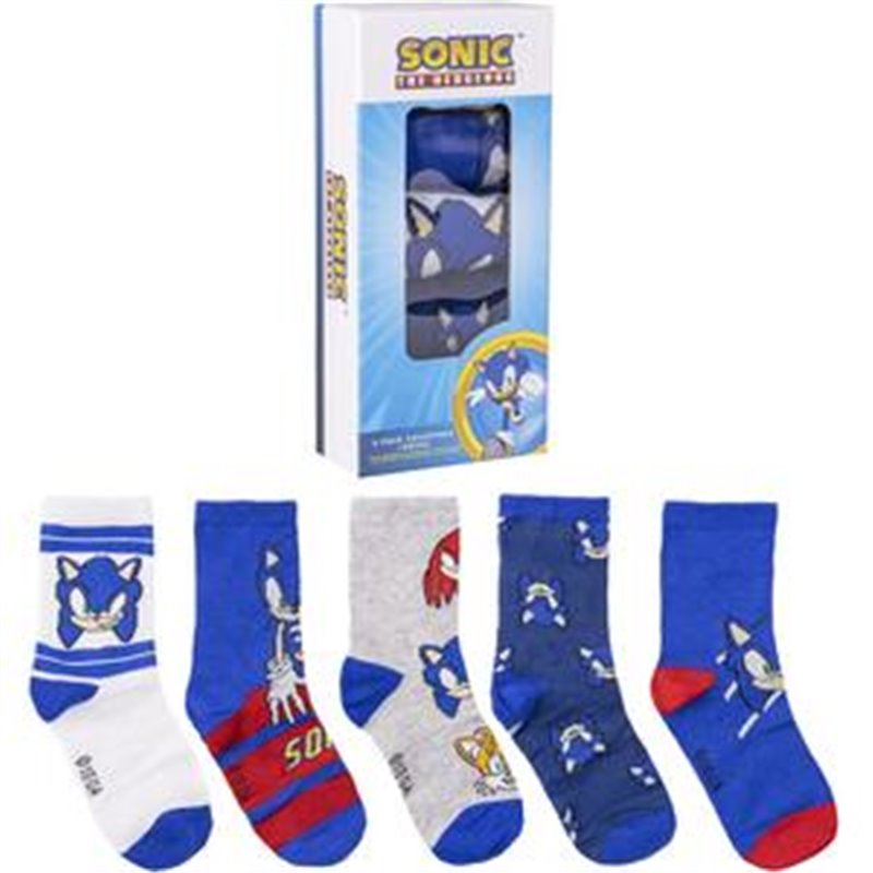 PACK CALCETINES 5 PIEZAS SONIC