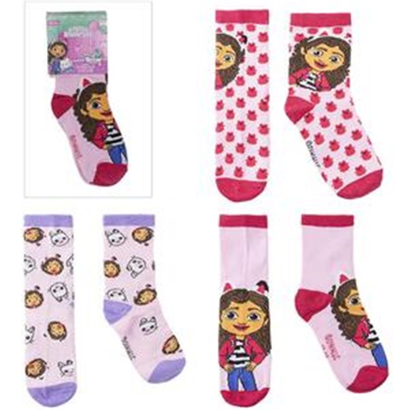 PACK CALCETINES 3 PIEZAS GABBY´S DOLLHOUSE