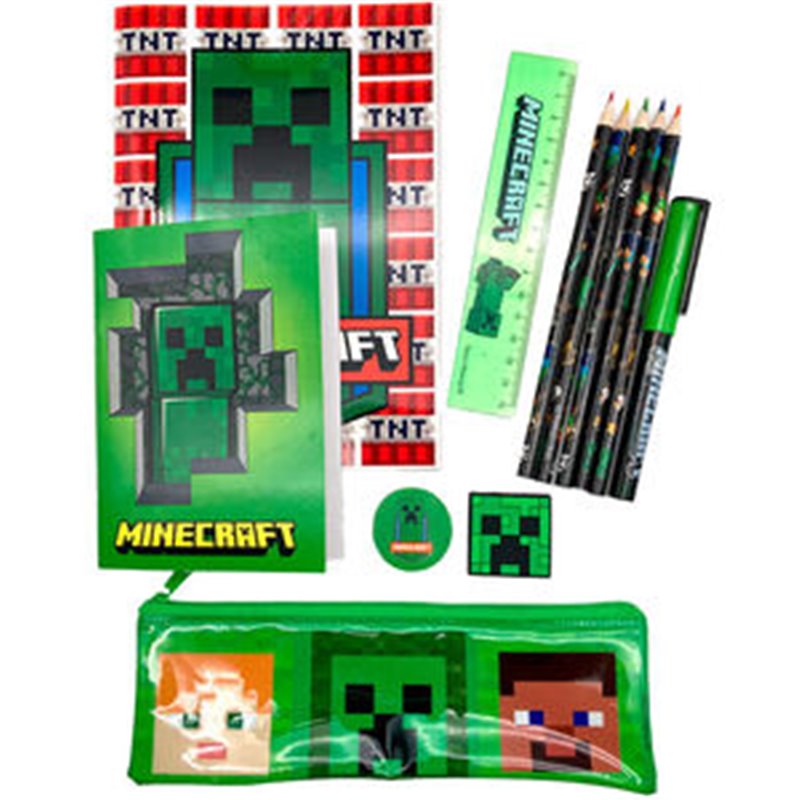 BLISTER PAPELERIA TNT MINECRAFT