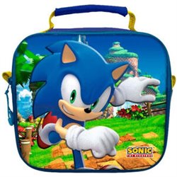 MOCHILA PORTAMERIENDAS 3D SONIC THE HEGHEHOG 22CM