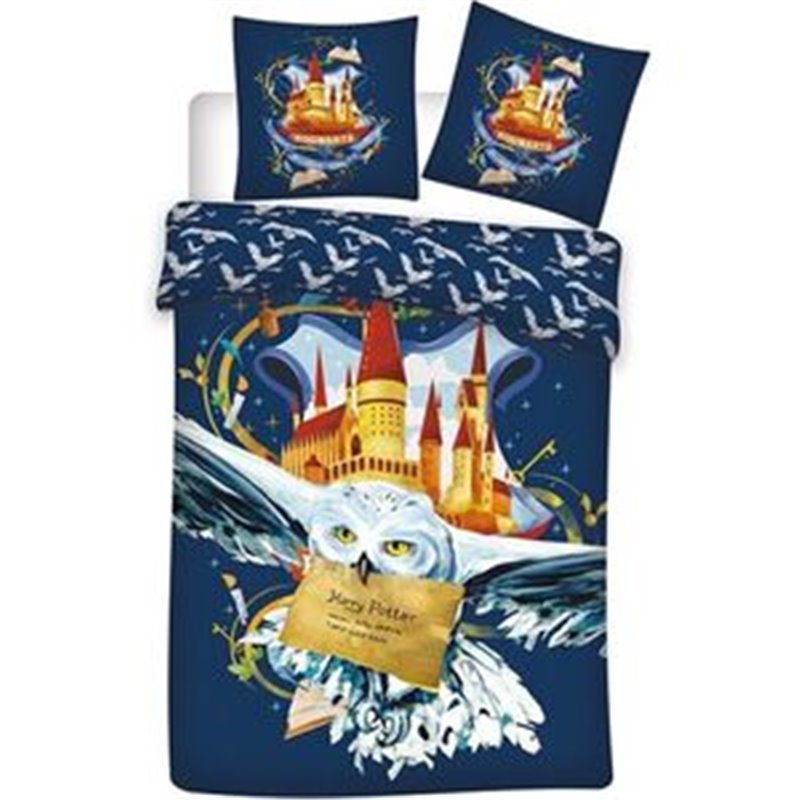 FUNDA NORDICA HEDWIG HARRY POTTER CAMA 90CM MICROFIBRA