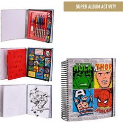 ALBUM ACTIVIDADES COLOREABLE MARVEL