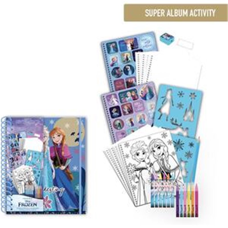 ALBUM ACTIVIDADES COLOREABLE FROZEN