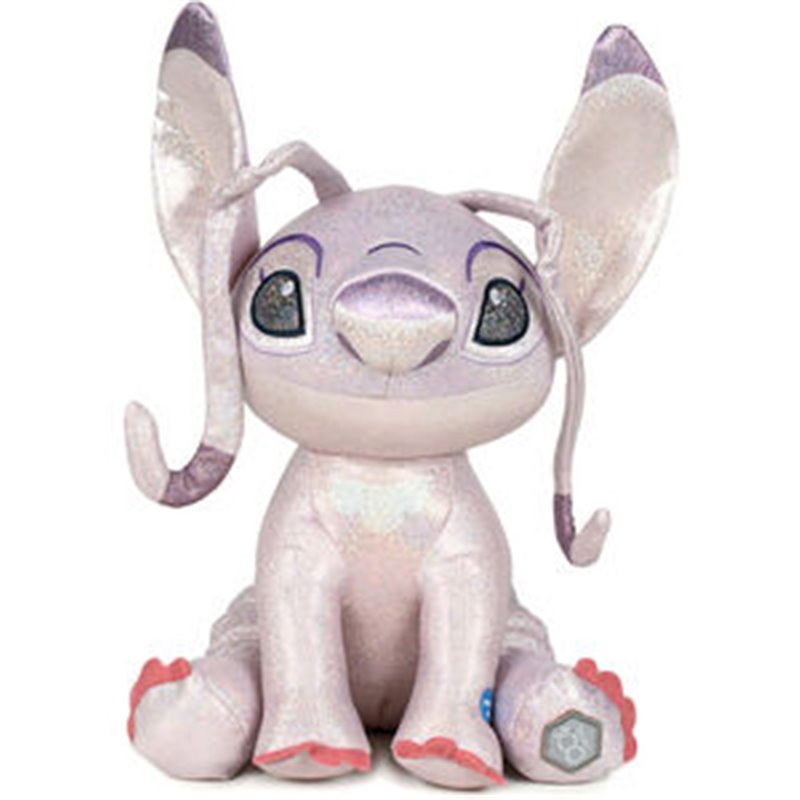 PELUCHE ANGEL STITCH GLITTER 100TH ANNIVERSARY DISNEY 28CM