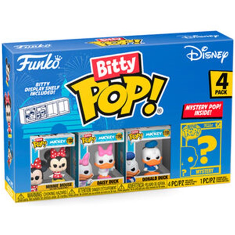 BLISTER 4 FIGURAS BITTY POP DISNEY MINNIE