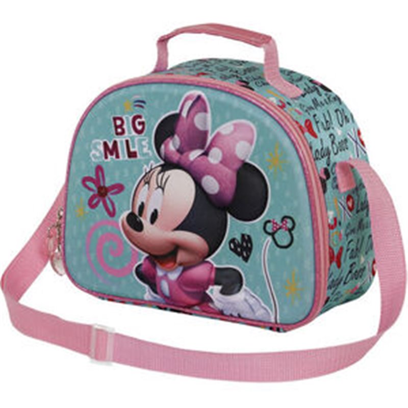 BOLSA PORTAMERIENDAS 3D BIG SMILE MINNIE DISNEY