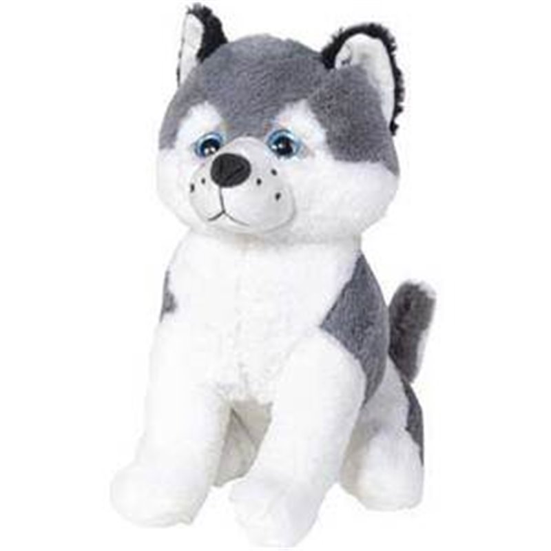 PERRO HUSKY PELUCHE 45CM.