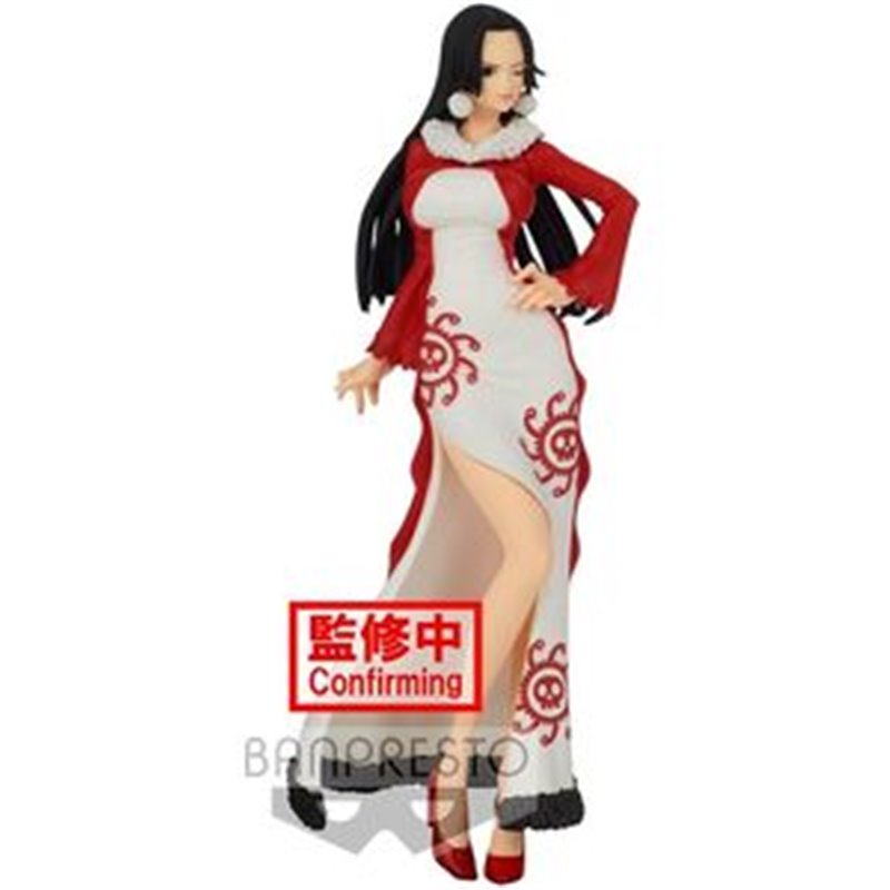 FIGURA BOA HANCOCK WINTER STYLE GLITTER AND GLAMOURS ONE PIECE 25CM