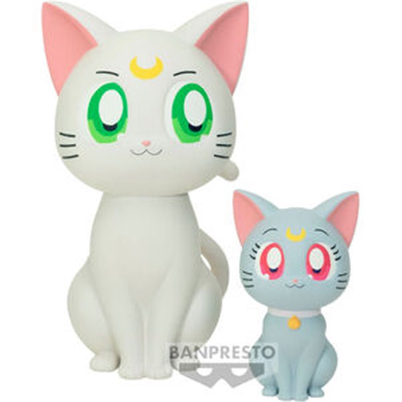 FIGURA ARTEMIS & DIANA SOFVIMATES COSMOS THE MOVIE PRETTY GUARDIAN SAILOR MOON 15CM