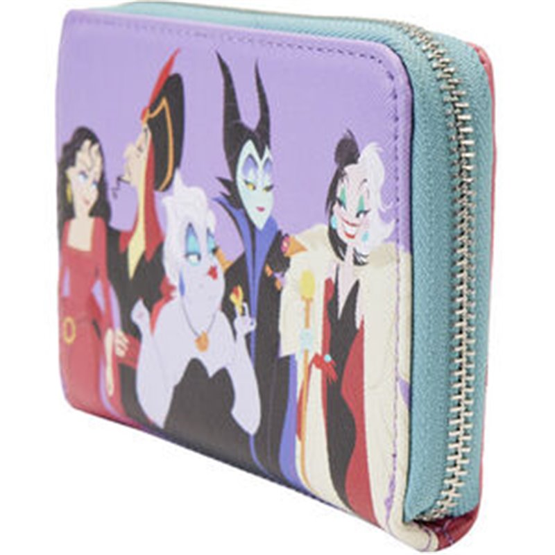 CARTERA COLOR BLOCK VILLANOS DISNEY LOUNGEFLY