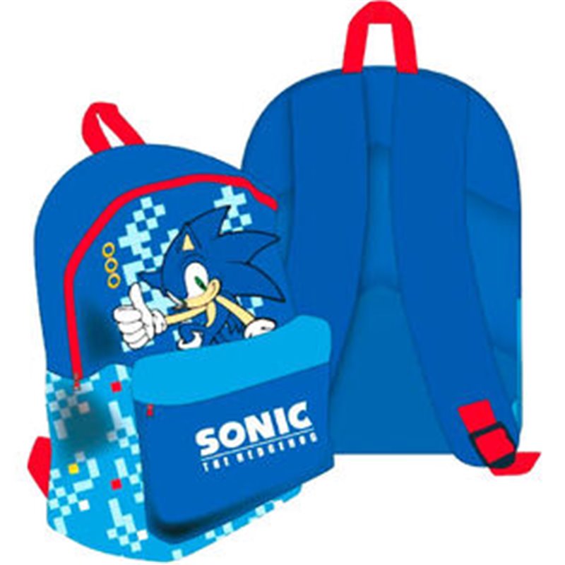 MOCHILA SONIC THE HEDGEHOG 40CM