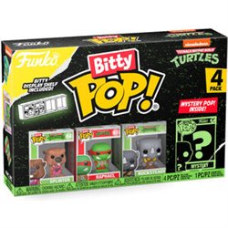 BLISTER 4 FIGURAS BITTY POP TORTUGAS NINJA SPLINTER