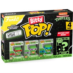 BLISTER 4 FIGURAS BITTY POP TORTUGAS NINJA BLIT