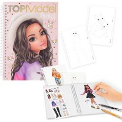 CUADERNO COLOREAR TOP MODEL