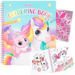 LIBRO COLOREAR CON UNICORNIO YLVI