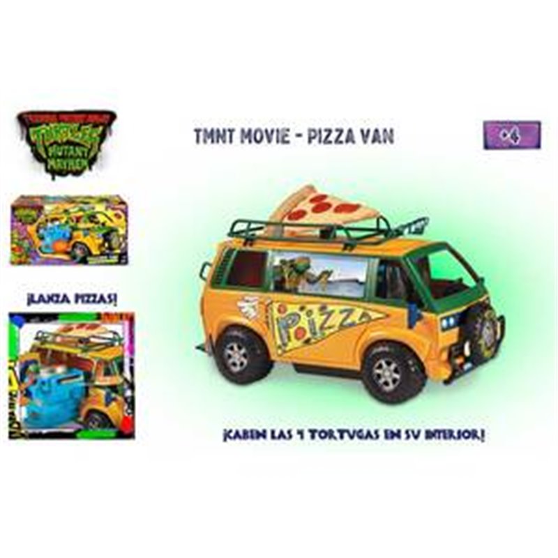 PIZZA VAN TORTUGAS NINJA TMNT