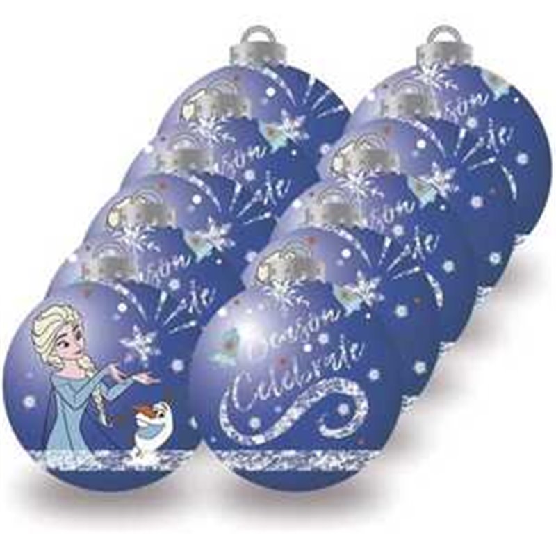 BOLAS NAVIDAD 6CM PACK 10 FROZEN II "MEMORIES"