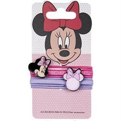 ACCESORIOS PELO ELÁSTICOS 8 PIEZAS MINNIE