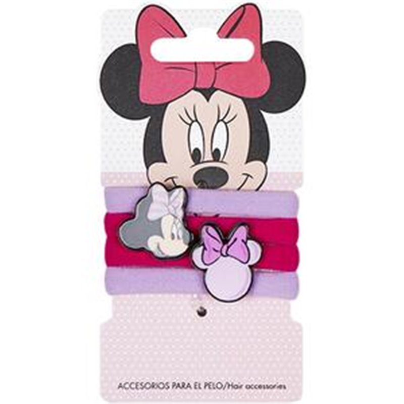 ACCESORIOS PELO COLETERO 4 PIEZAS MINNIE