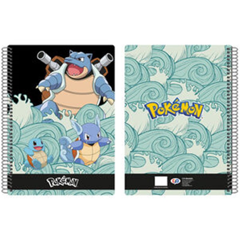 CUADERNO A4 SQUIRTLE EVOLUTION POKEMON