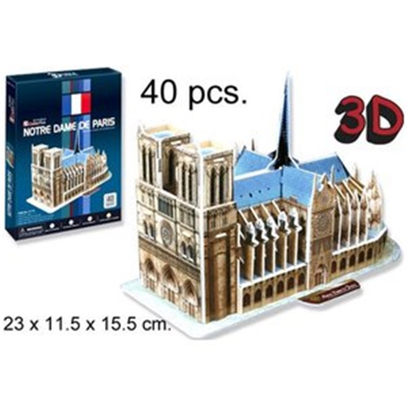 3D PUZZLE NOTRE DAME DE PARIS FRANCIA